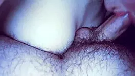 girlfriend receiving cumshot in bed with friend