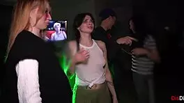 Amateur Teen Hosts Real Party Orgy with Hard Fucks, Blowjobs, and Cum in Mouth