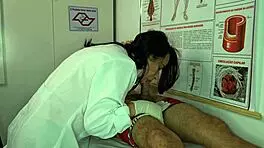Nurse Gets Excited by Patient's Erection!
