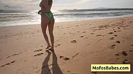 Naughty Natural Busty Blonde Teen Sahara Skye Suck Her Friends Dick Charles Dera And Reveal Her Boobs At The Beach