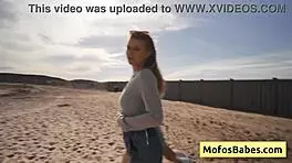 Naughty Natural Busty Blonde Teen Sahara Skye Suck Her Friends Dick Charles Dera And Reveal Her Boobs At The Beach