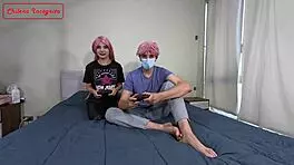 Me Culeo A Mi Amigo Gamer Fanático Del Fortnite - Trailer 😏🍑 With Sensual Latina Riding And Cum In Mouth