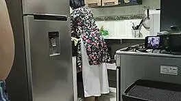 my step-nephew fucks me in kitchen early morning i hope husband doesnt find out 😳