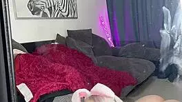 Bunny Girl Rides Big Cock And Cums Hard