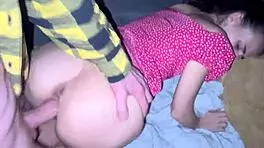 Teen Brings Lover Home, Fucks Him Near Sleeping Husband