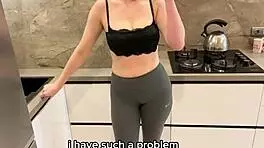 Russian amateur wife watches husband fuck friend in real cheating