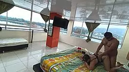 Boss's wife shares bed and gets creampied in hotel 1-2 Fullonxred