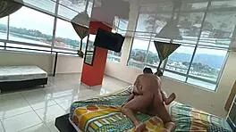 Boss's wife shares bed and gets creampied in hotel 1-2 Fullonxred