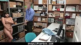 Disciplinary Actions Are Taken on the Suspected Thief in the Back Office - Shopliftersex