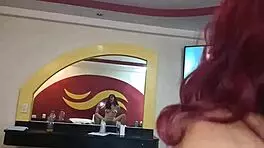 redhead with beautiful tits