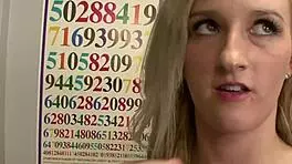 real amateur teen babe in pov scene tugging and handling big cock with skilled handjob moves