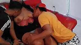 Watch This Slut Get Fucked in Wild Threesome Action!