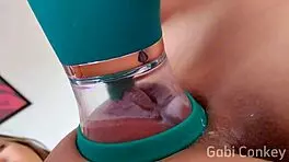 Intense orgasm testing my new sucking vibrator, would you suck me like that?