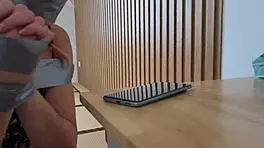 horny girlfriend tied up in garage punished with vibrator