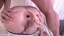 Teen Squirt Likes Hard Anal Fuck