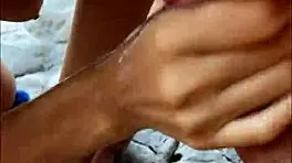 Risky Beach Blowjob With Sloppy Teen 18+ Model In Pov Backstage