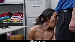 Stolen Book in Thief's Bag Leads to Strip Search and Fuck.