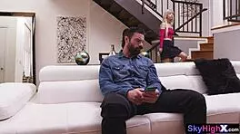 Webcam slut petite blonde teen 18+ gets her tight ass slammed hard in intense reality session