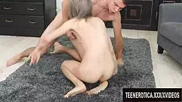 Petite Teen Herda Wisky Passionately Slides Her Pussy On Her Lover's Dick