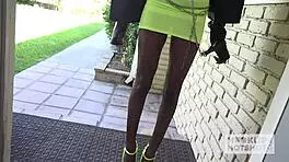 Gorgeous ebony slut chanel skye gets her ass pounded rough