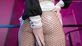 Take off that condom and cum inside her dripping pussy doggystyle, make her squirt!