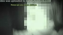 Glory hole I felt a 25 cm dick open me all up in the swing