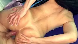 Intriguing POV: horny milf stepmom seduces me to suck her muscular stepson's cock passionately.