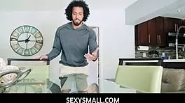 Sweet innocent Honey Hayes breaks fleshlight, gets pussy replacement 😊