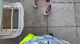 Teen Gets HARD SPANKED And CUM COVERED During Crazy Outdoor Vacation Video