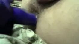 wife fucks husband with dildo in ass making him cum everywhere