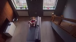 roommate caught me masturbating and i continue as he watches