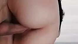 hot latina rides her stepbrother's huge cock hard with her tight pussy