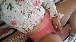 Latina Brunette Gives Taboo Pleasure with Dildo