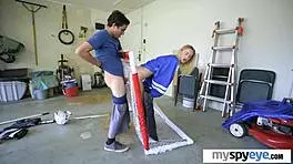 Hockey-Loving Blonde Teen Kenzie Kai Fucked By Boyfriend