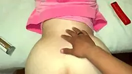 Big ass latina prostitute shows wet shaved pussy in POV