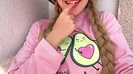 my neighbor was watching me while i was squirting very horny in my garden