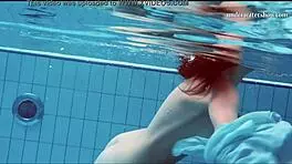 Piyavka Chehova Shows Big Bouncy Tits Underwater Intensely