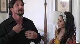 lonely stepdaughter touches stepdad inappropriately