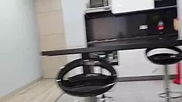 Neighbor Helps Me After Staying Away From Home She Lets Me In And See Her In Sexy Uniform