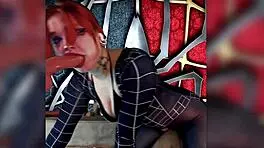 Cute Beautiful Red-Haired Cosplayer With Natural Big Tits And Blue Eyes Reaches Orgasm With Toys And Dirty Talk