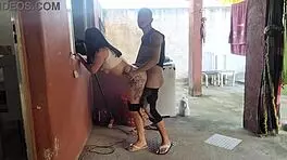 Wife Leaves, Maid Can't Resist Erect Cock Temptation