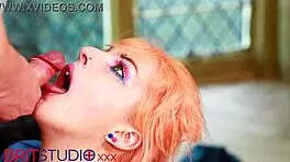 hot nurse in costume bangs and sucks off all her patients