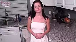 Creampie Alert: Samantha Black's Wet Pussy Bent Over