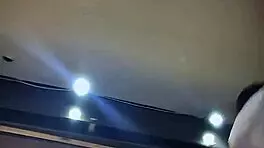 Hey, what's under that skirt? Young with purple panties teasing upskirt view, you wanna peek closer?