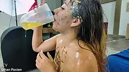 No mercy for puke and piss guzzling whore sussy sweet extreme rough