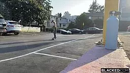 oh man, dylan moore, you're squirting all over jason's thick bbc in interracial action