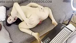 briseida myers private show on webcam in the shower.