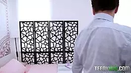 stepdaddy takes her virginity with deep emotions