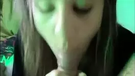 subtle tease as girl sucks dick on snapchat