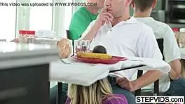 Kagney Linn Karter subtly seducing her stepson with big cock